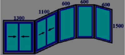 Остекление Балкона типа полукруг (полукруглый)
